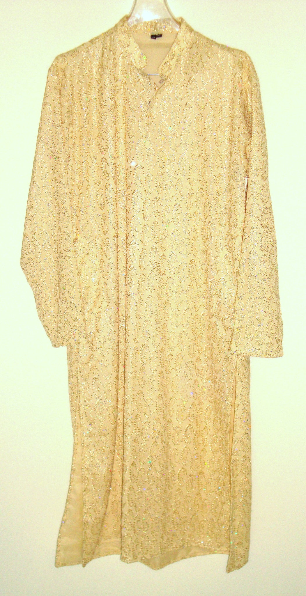 Mens Exotic Indian Wedding Suit Dress Top Shirt