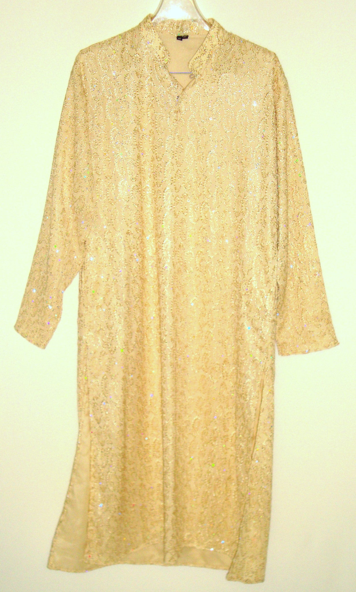 Mens Exotic Indian Wedding Suit Dress Top Shirt