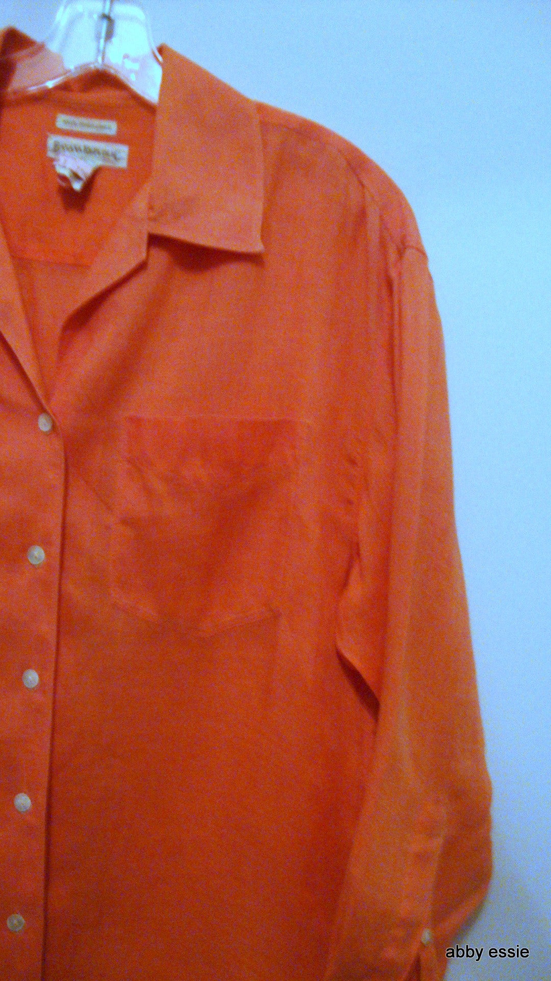 Banana Republic Mens Coral Salmon Pink Beach Vacation Small