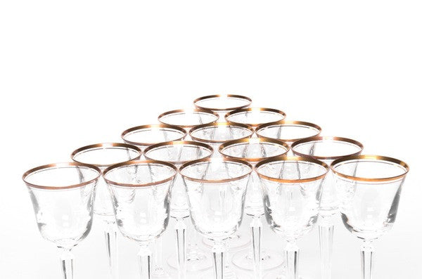 Mikasa "Wheaton" Lead Crystal Glassware - Set of 39 Abby Essie