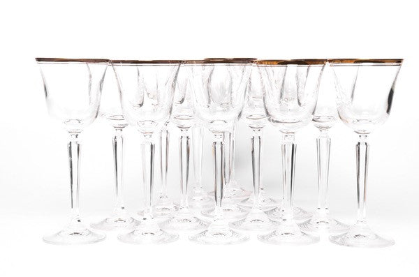 Mikasa "Wheaton" Lead Crystal Glassware - Set of 39 Abby Essie