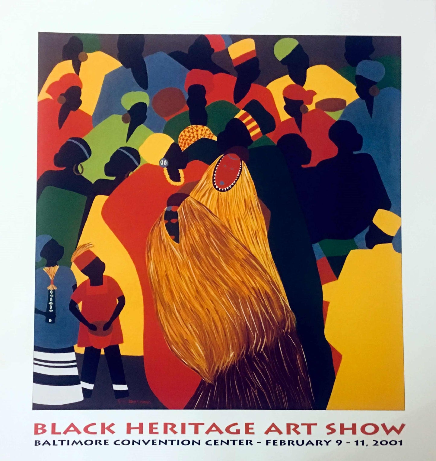1996 Black Heritage Art Show “Celebration” Poster by Synthia Saint James