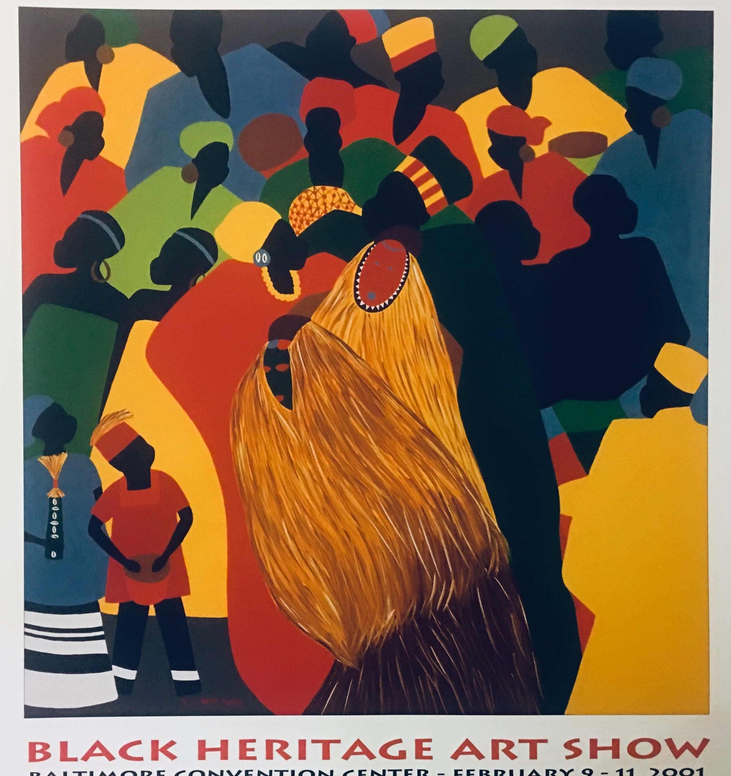 1996 Black Heritage Art Show “Celebration” Poster by Synthia Saint James