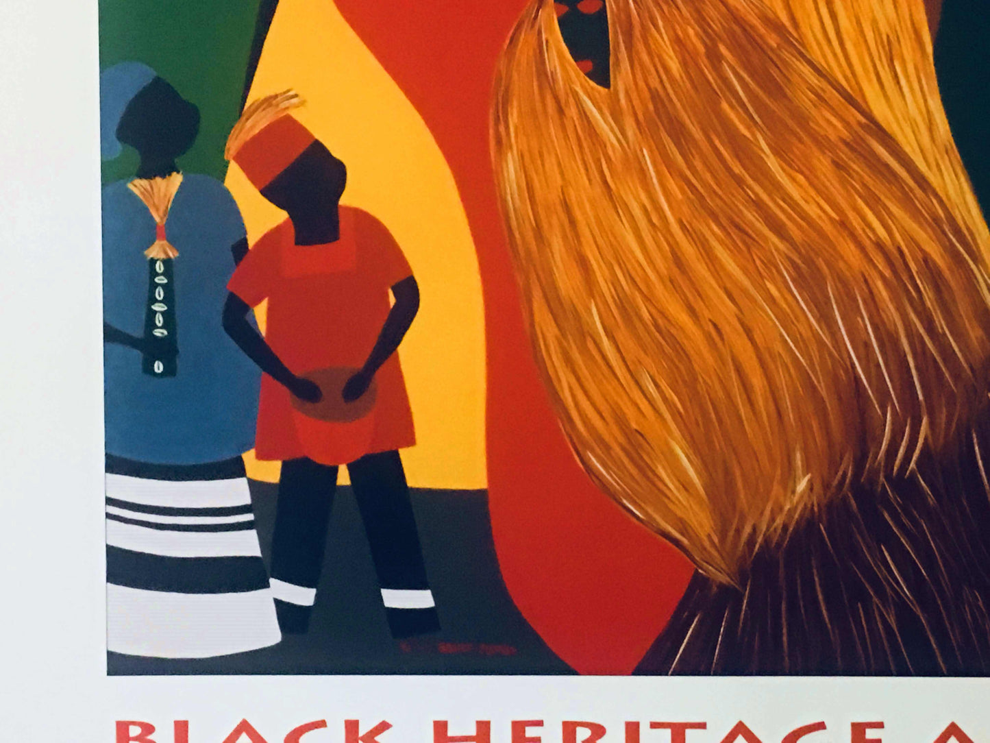 1996 Black Heritage Art Show “Celebration” Poster by Synthia Saint James
