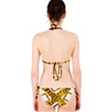 Suga Lane Exclusive Limited Edition Gold & White Logo bikini ABBY ESSIE