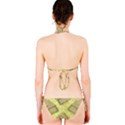 Suga Lane Limited Edition Gold & Tan Brown Triangle Bikini Swimsuit ABBY ESSIE