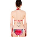 Suga Lane Limited Edition Hearts Afire Red Valentine Gray White Bikini Swimsuit ABBY ESSIE