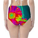 Suga Lane Tropical Floral Red Green Purple High Waist Bikini Brief Swim Bottom ABBY ESSIE