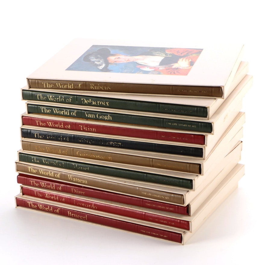 [SOLD] Vintage World of Art Illustrated Famous Works Book Collection - Set of 11