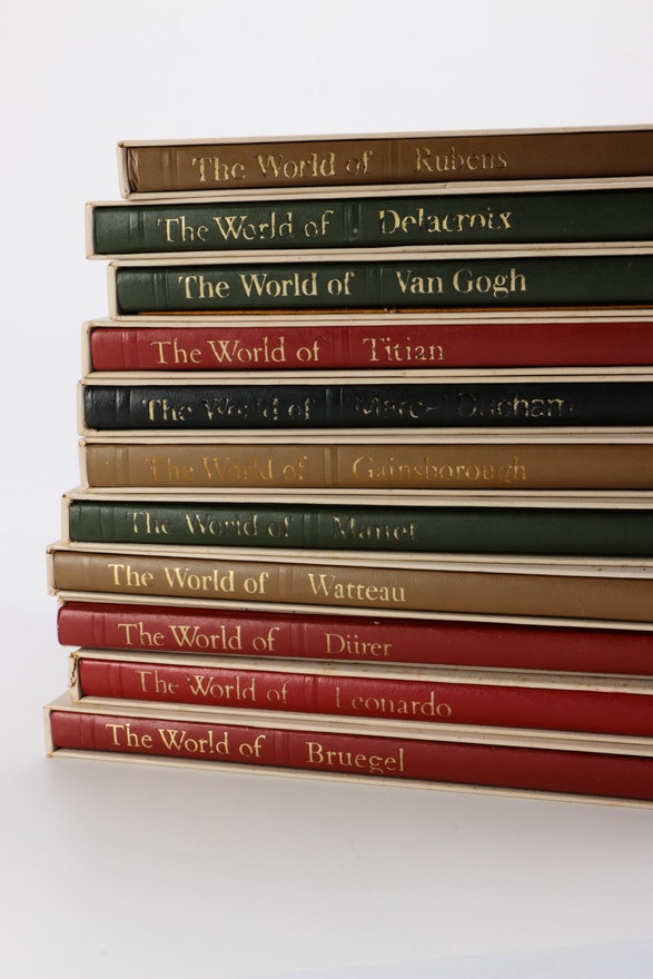 [SOLD] Vintage World of Art Illustrated Famous Works Book Collection - Set of 11