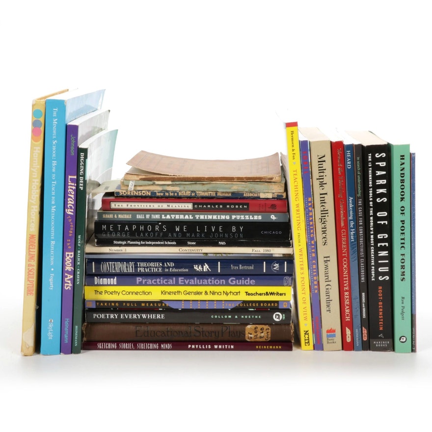 Writing, Poetry, and Arts Educational Book Collection - 26 Pc