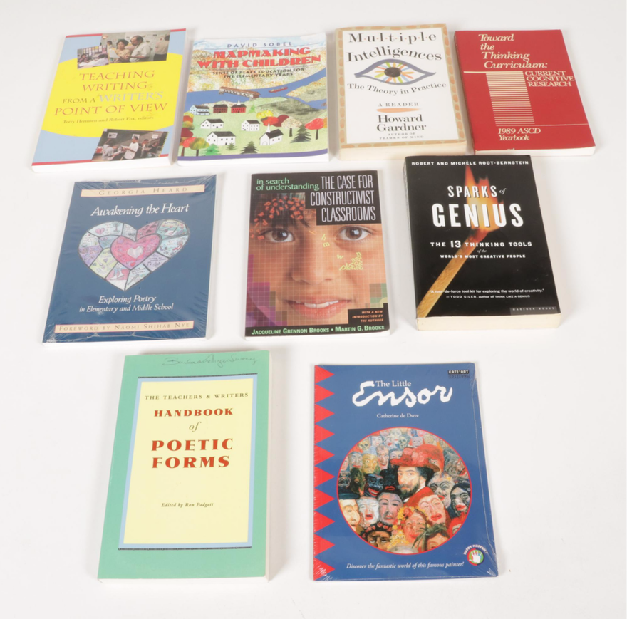 Writing, Poetry, and Arts Educational Book Collection - 26 Pc ABBY ESSIE STUDIOS