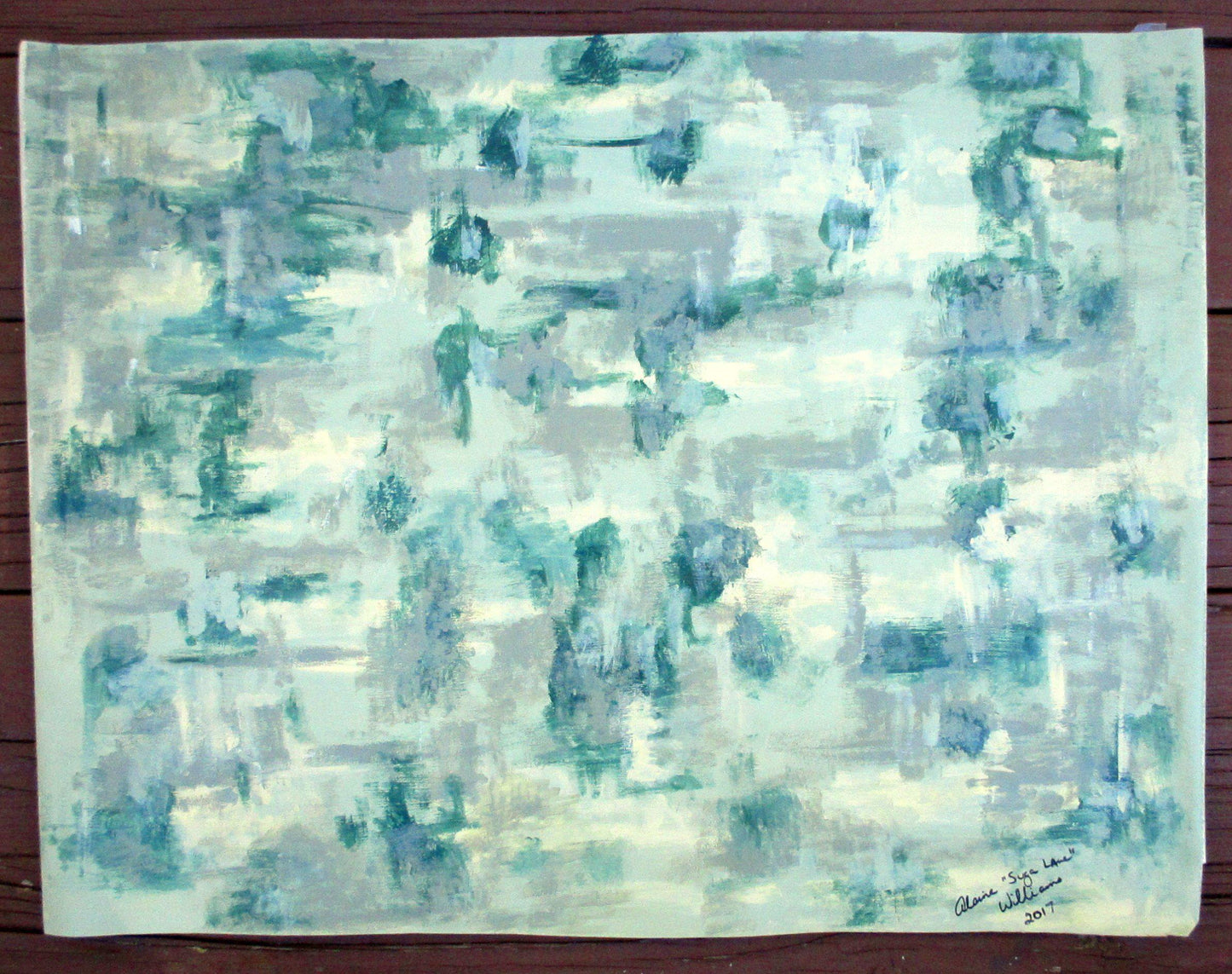 [SOLD] Modern Abstract Acrylic Painting on Paper
