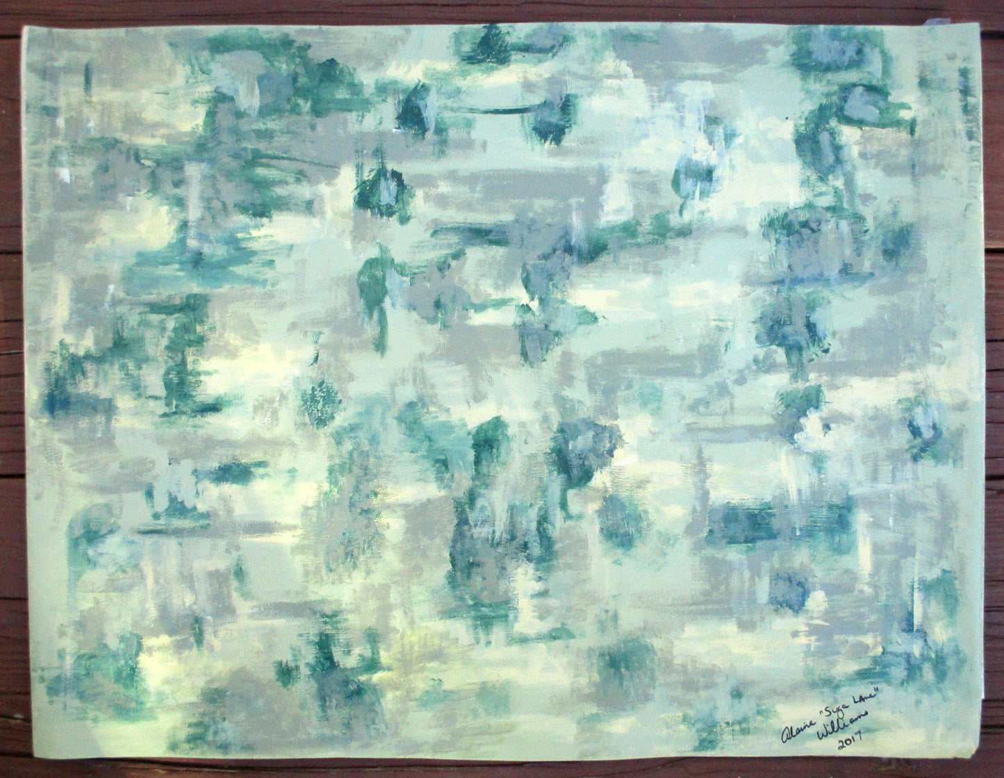 [SOLD] Modern Abstract Acrylic Painting on Paper