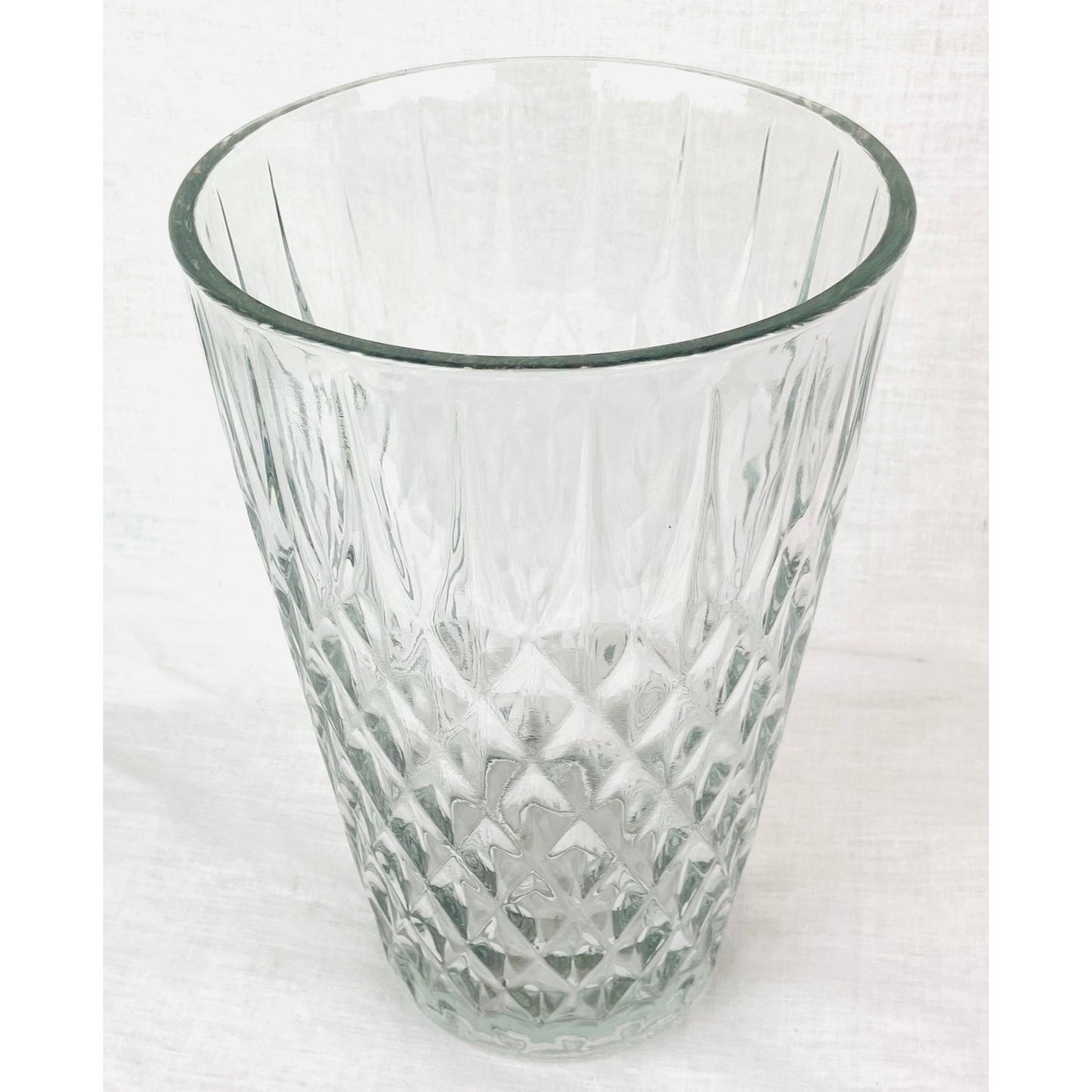 Art Deco Crystal Glass Vase