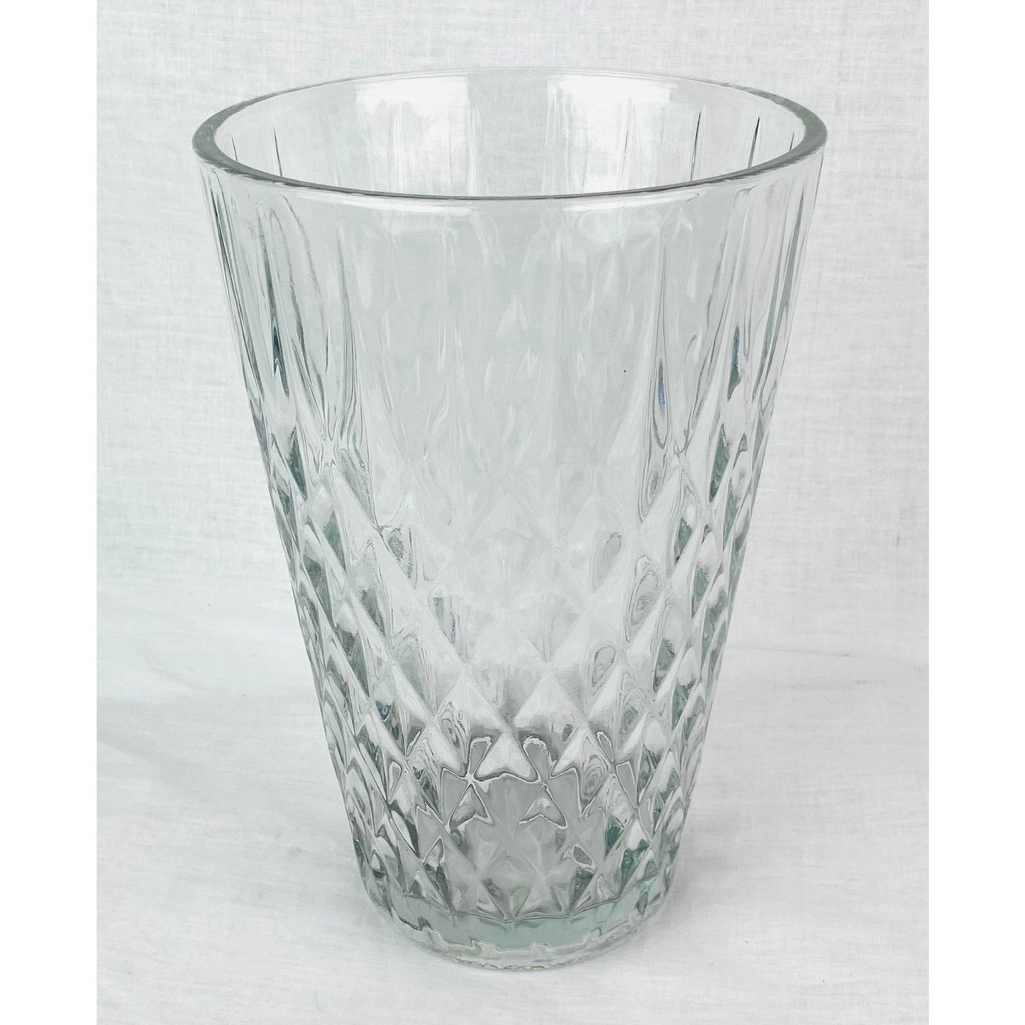 Art Deco Crystal Glass Vase