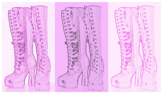 Goth Boots #2 [Limited Edition 1/10] by Alaina aka Suga Lane
