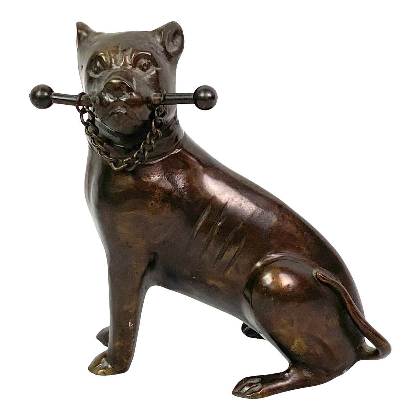 Bronze Dog Animal Figurine Statue
