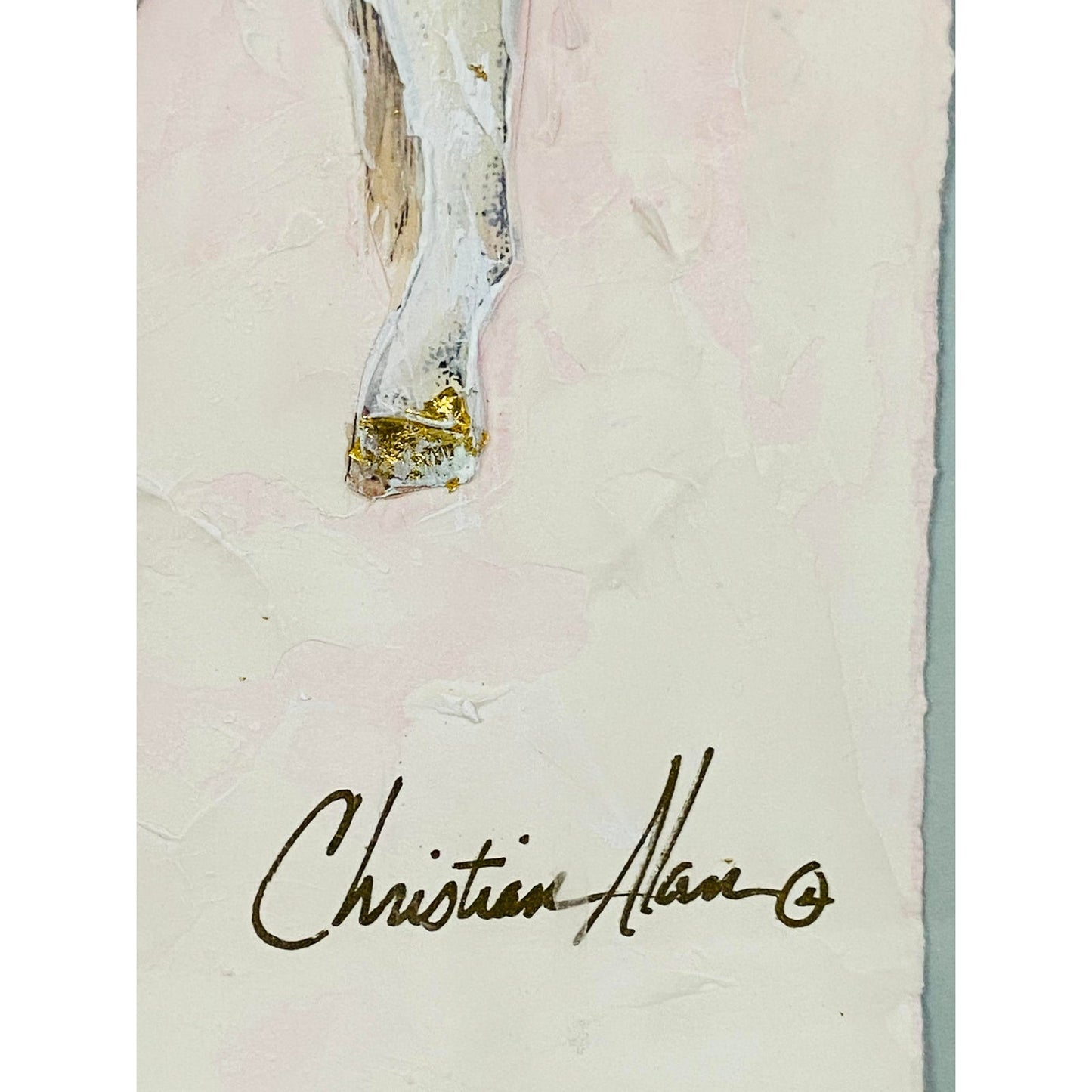 [SOLD] Carousel Painting Collage Horse by Christian Allen
