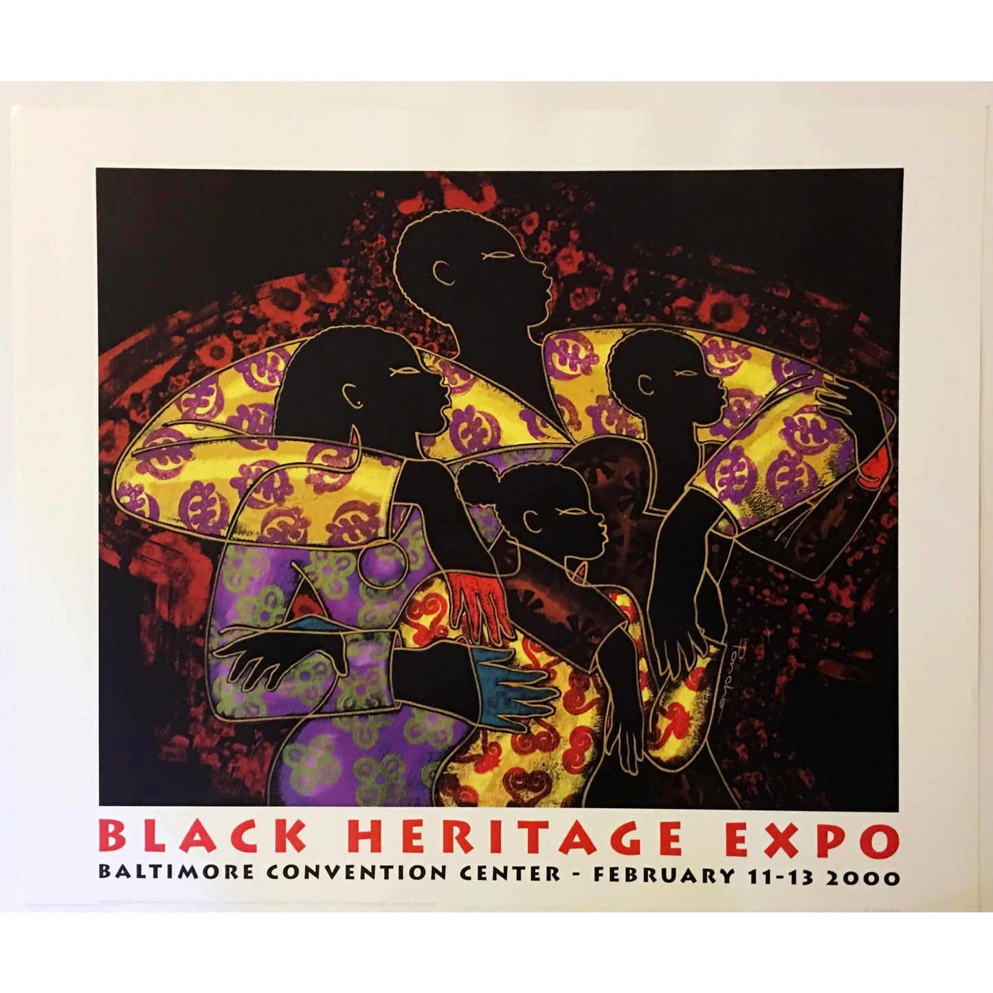 Contemporary Print of Black Heritage Expo by Larry Poncho Brown ABBY ESSIE STUDIOS