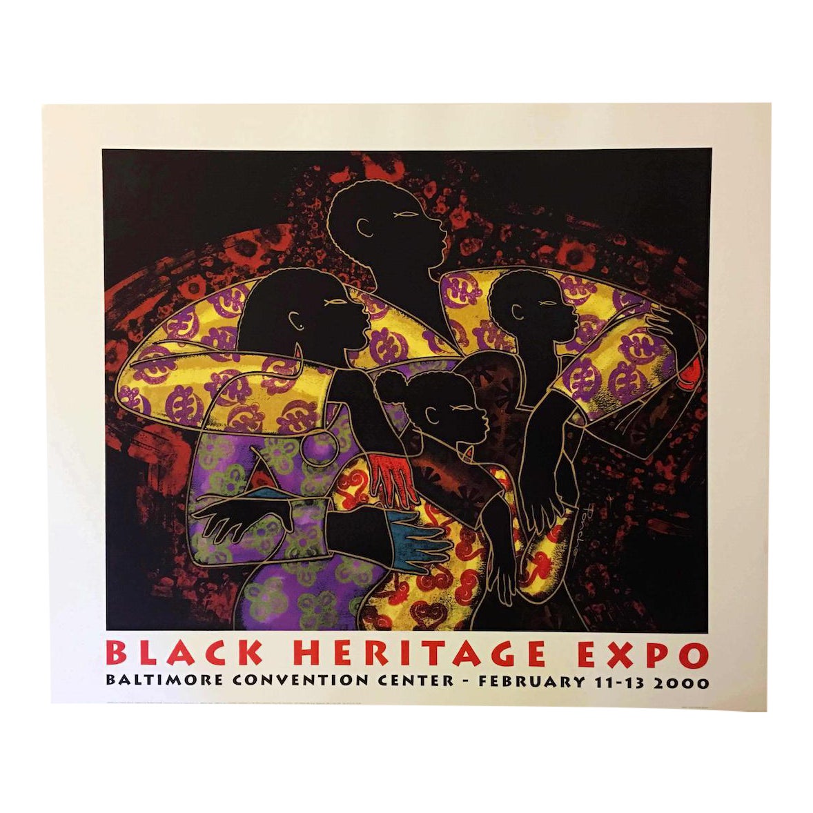 Contemporary Print of Black Heritage Expo by Larry Poncho Brown ABBY ESSIE STUDIOS