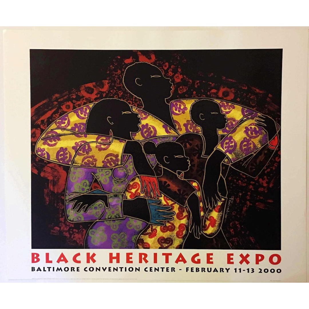 Contemporary Print of Black Heritage Expo by Larry Poncho Brown