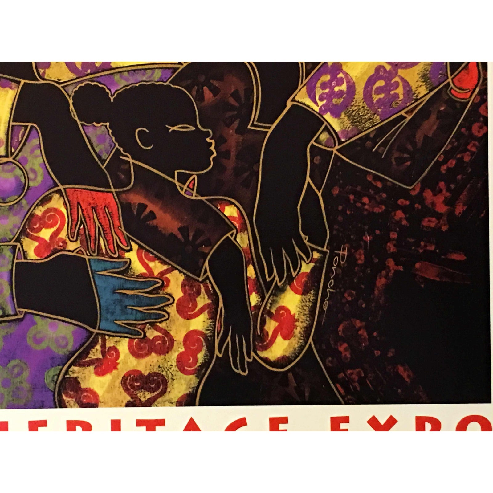 Contemporary Print of Black Heritage Expo by Larry Poncho Brown ABBY ESSIE STUDIOS