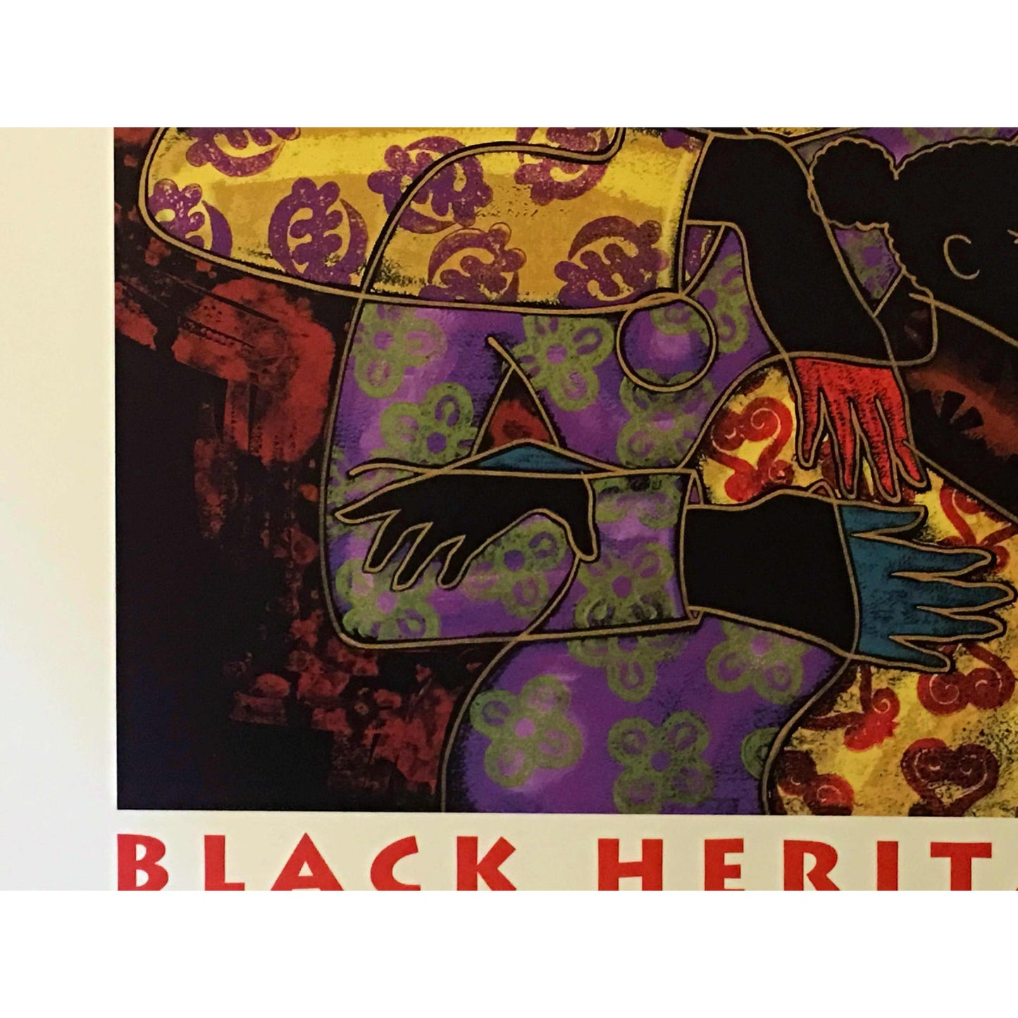 Contemporary Print of Black Heritage Expo by Larry Poncho Brown