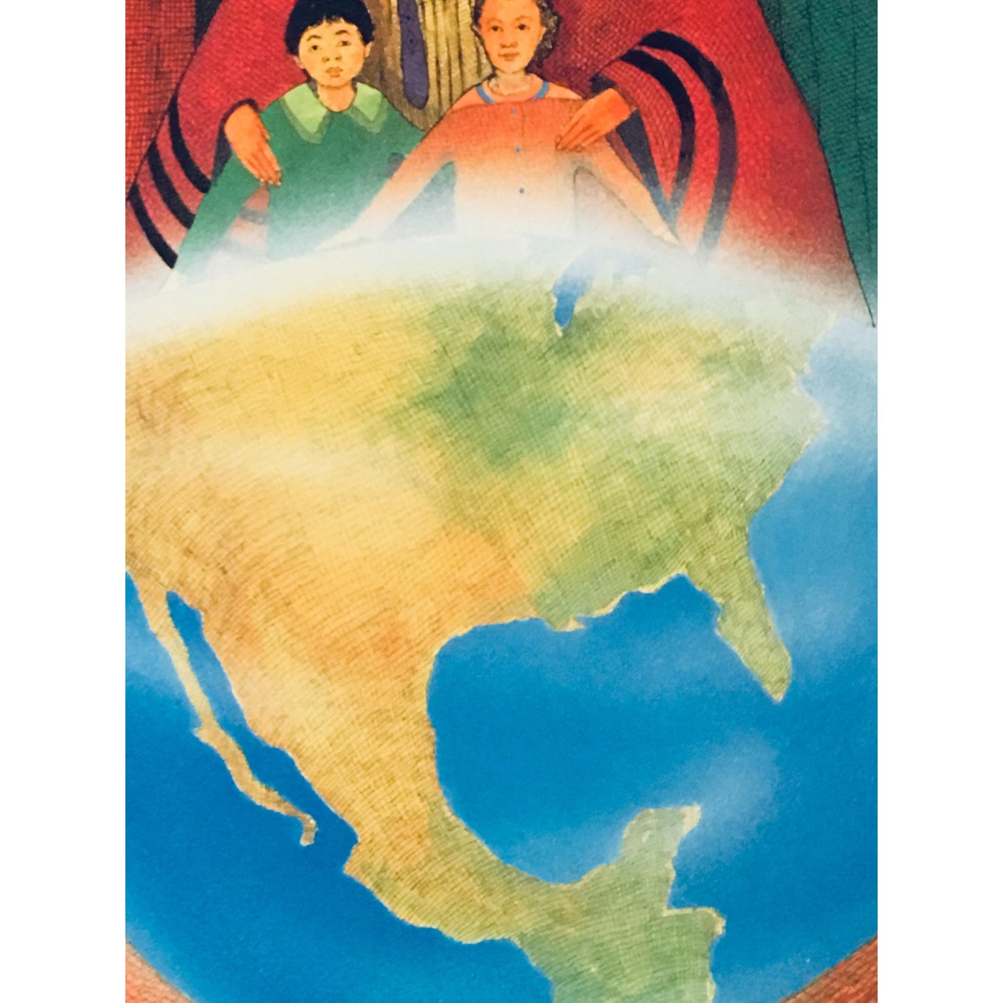 Fennell “Working Together as One” Black Heritage Art Expo 1998 Poster Print ABBY ESSIE STUDIOS