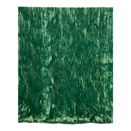 Green Silk Crushed Velvet Upholstery Fabric Yardage
