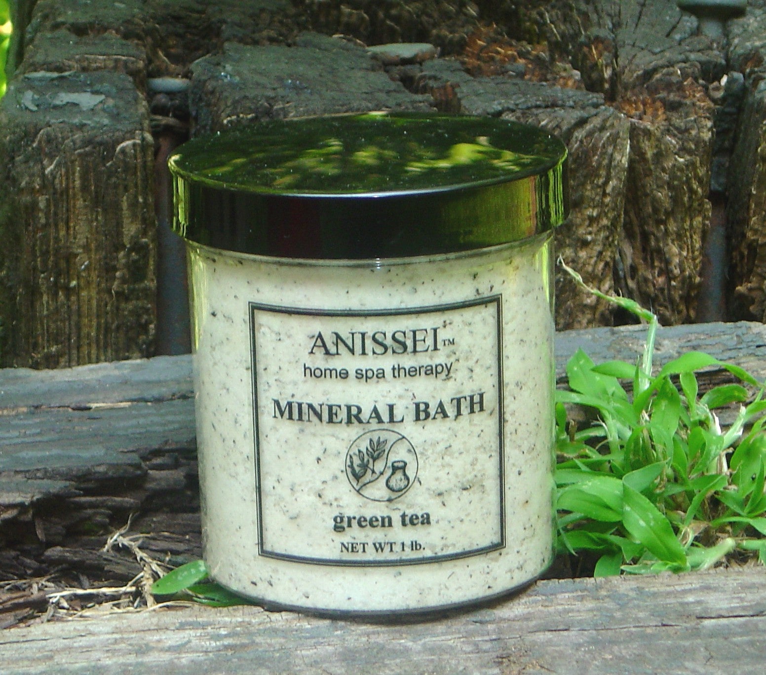 ANISSEI NATURALS HOME SPA THERAPY	GREEN TEA HERBAL MINERAL BATH 1lb Abby Essie