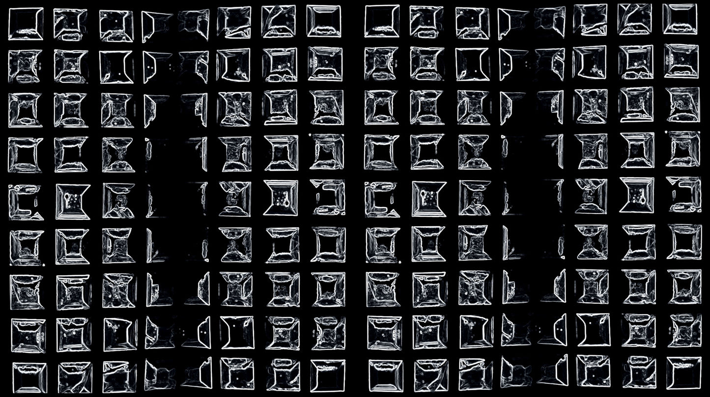Black & Silver Grommet Panel [Limited Edition 1/10]