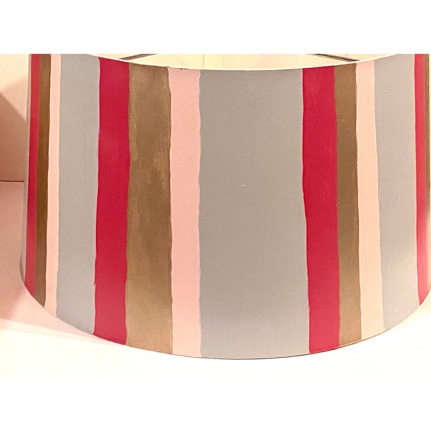 [SOLD] Hand Painted Custom Modern Lampshade