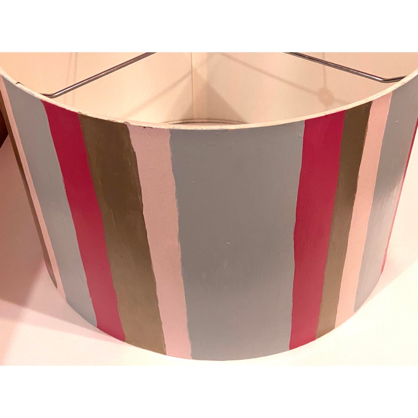 [SOLD] Hand Painted Custom Modern Lampshade