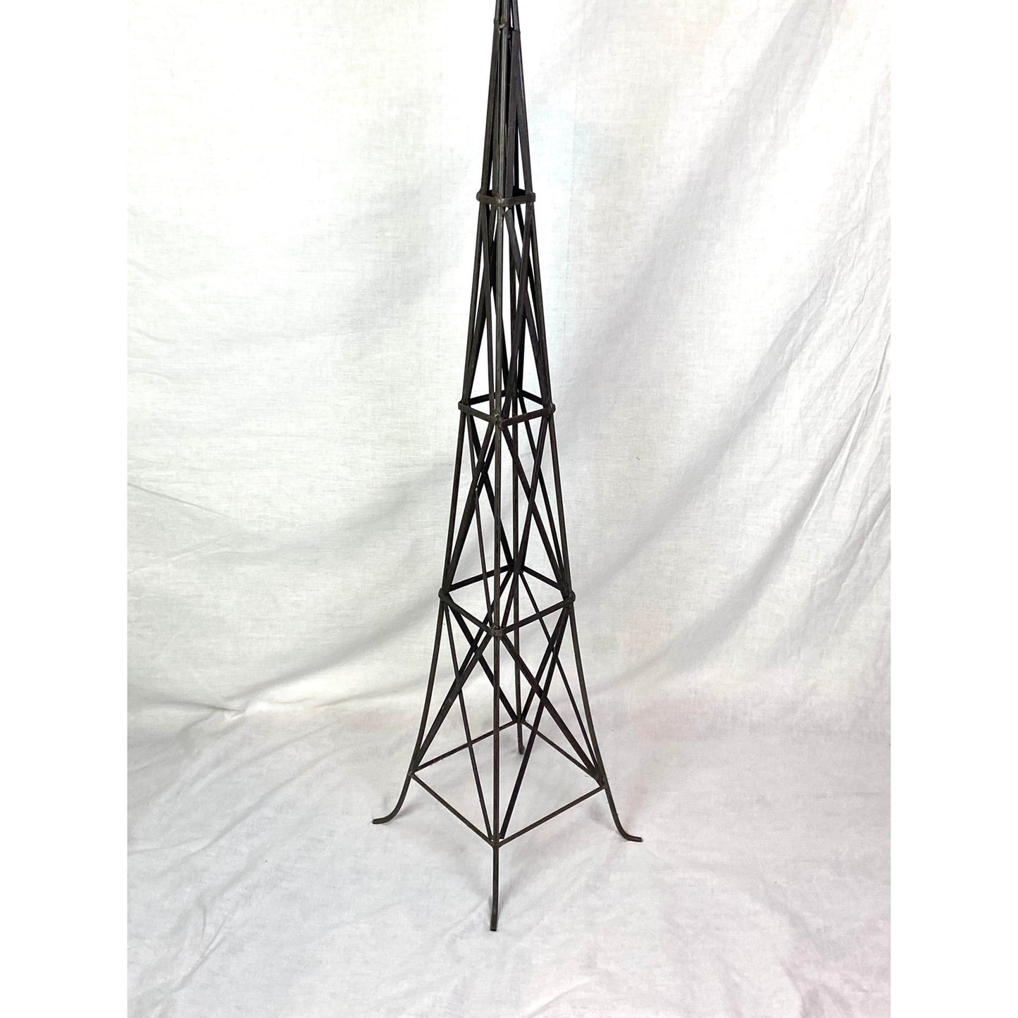 [SOLD] Industrial Modern Iron Tower Sculpture Candle Holder