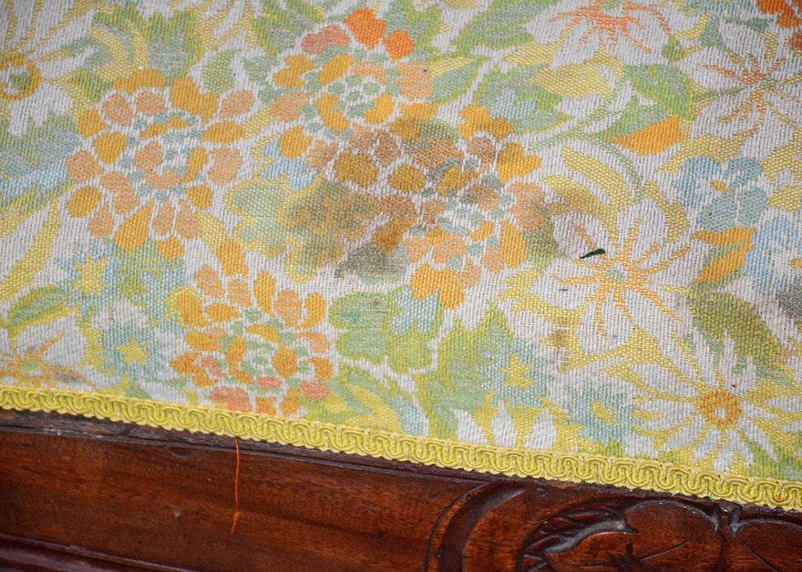 [SOLD] Late 19th Century Antique Walnut Victorian Tufted Sofa