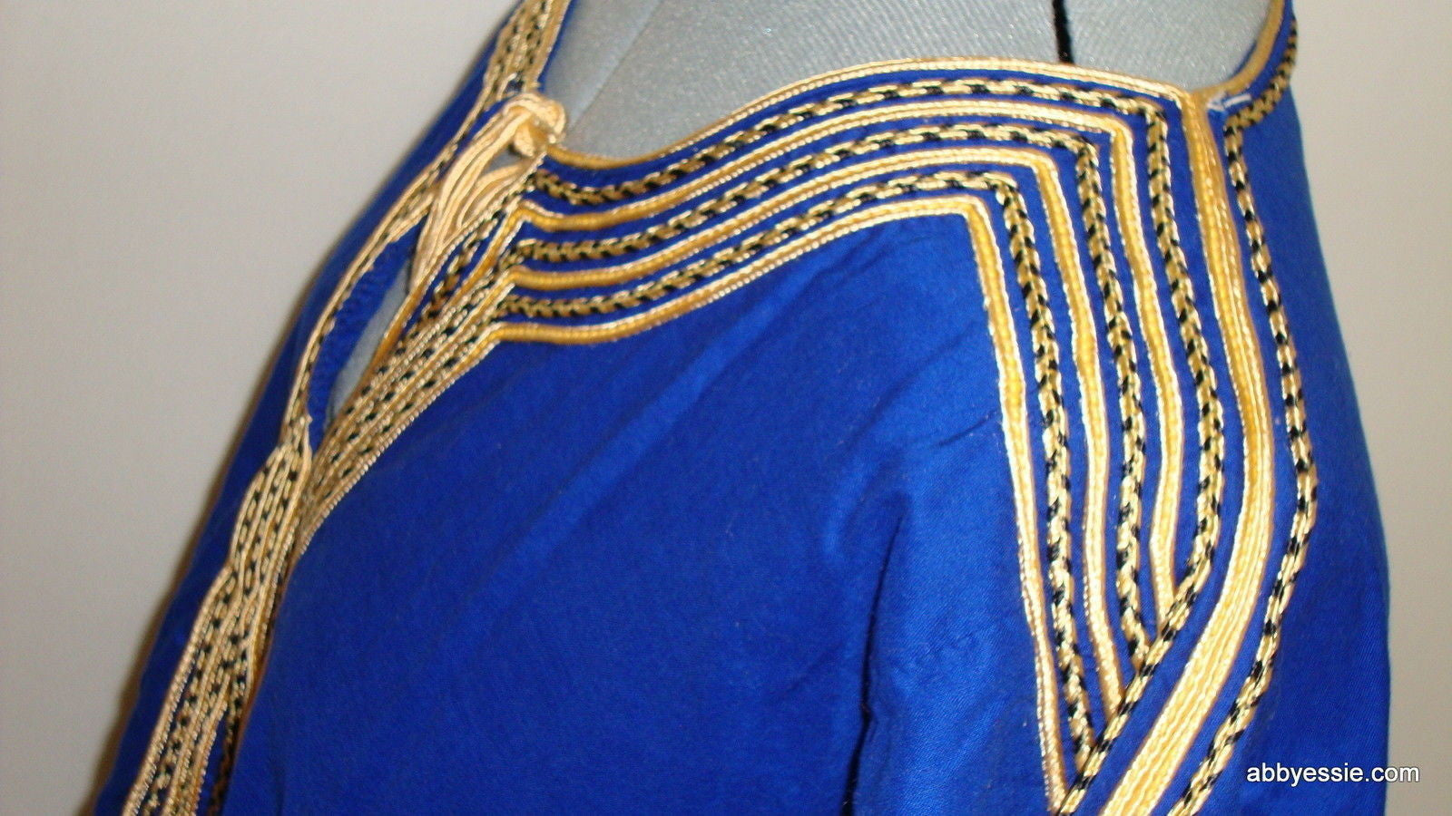 Exotic Cultural Festival Royal Blue Gold Dress Abby Essie