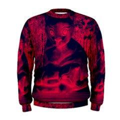S. Lane Scary Cat Sweatshirt - Red Black SUGA LANE