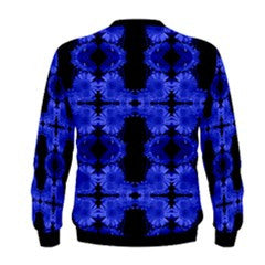 S. Lane Men Deviant Floral Sweatshirt - Black Blue ABBY ESSIE