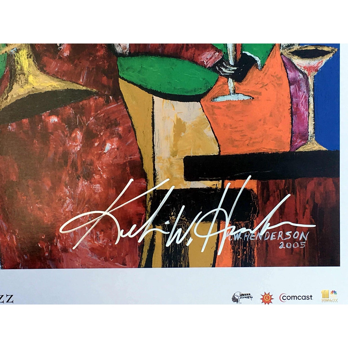 Modern "B' More Jazz" Baltimore Black Arts Festival Poster by Keith Henderson