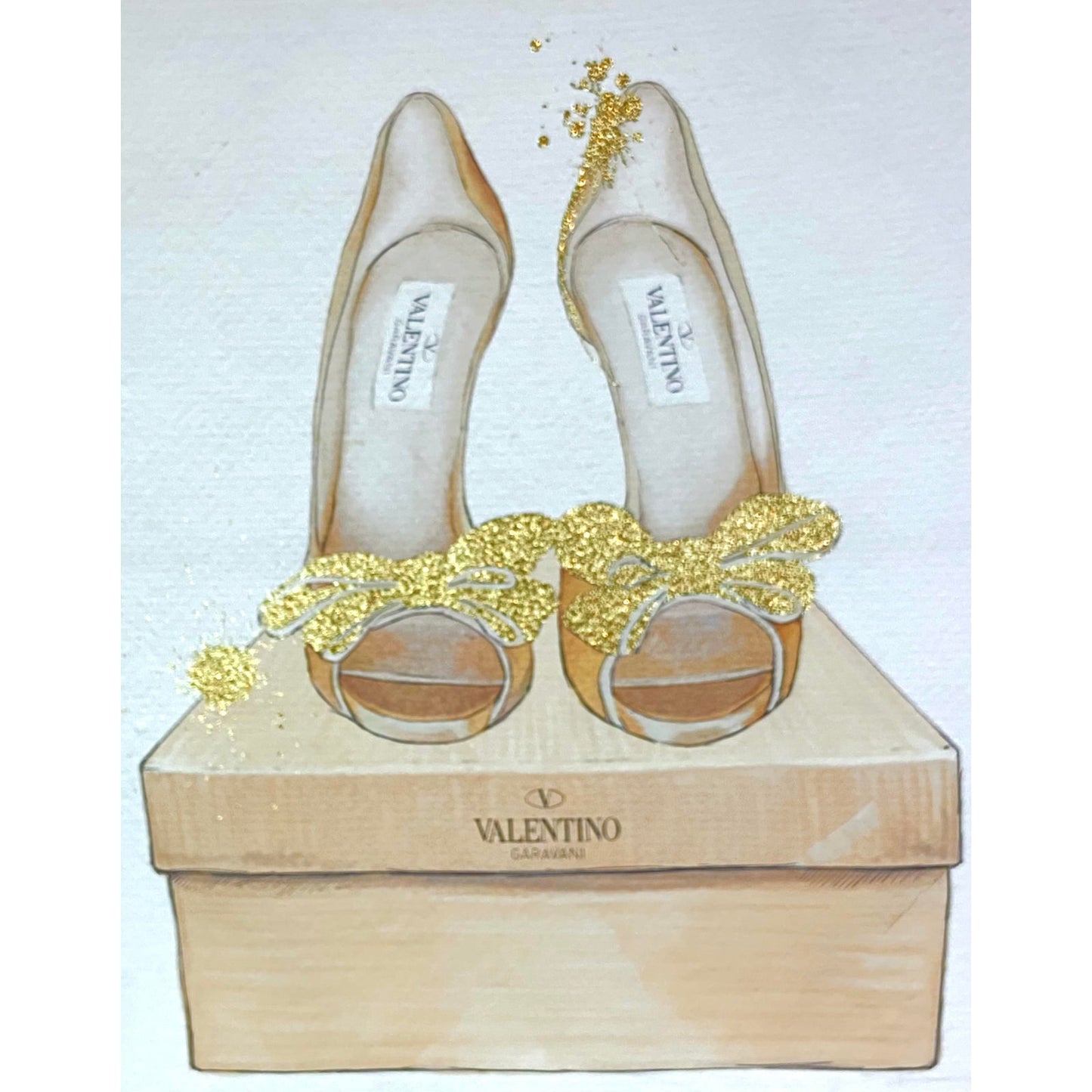 Modern Glitter Designer Fashion Shoes Canvas