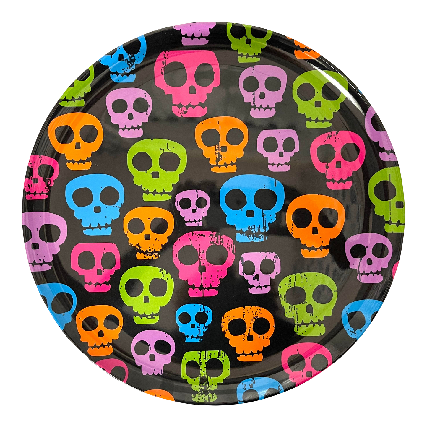 Modern Neon Skeleton Party Platter