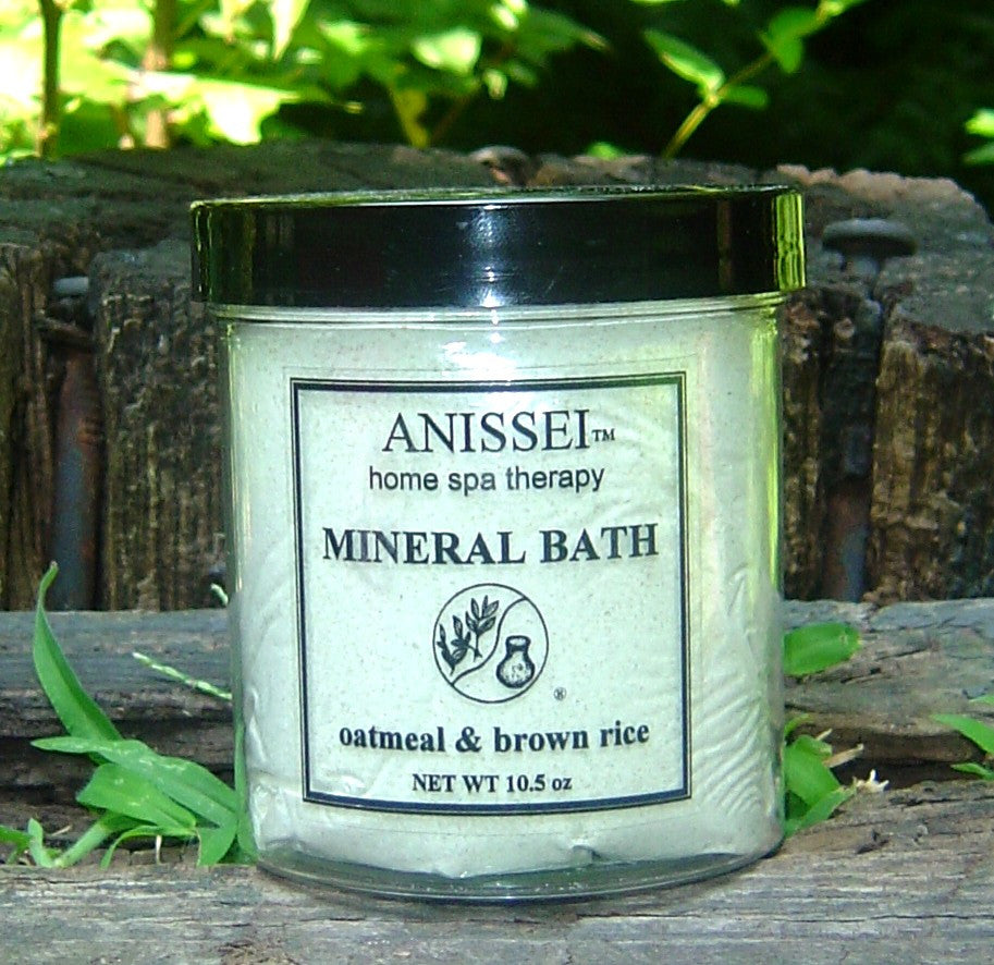 ANISSEI NATURALS HOME SPA THERAPY OATMEAL & BROWN RICE BATH 10oz Abby Essie