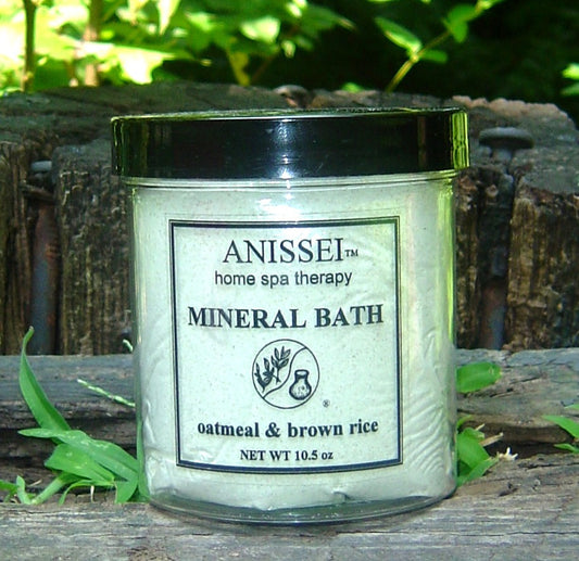 ANISSEI NATURALS HOME SPA THERAPY OATMEAL & BROWN RICE BATH 10oz Abby Essie