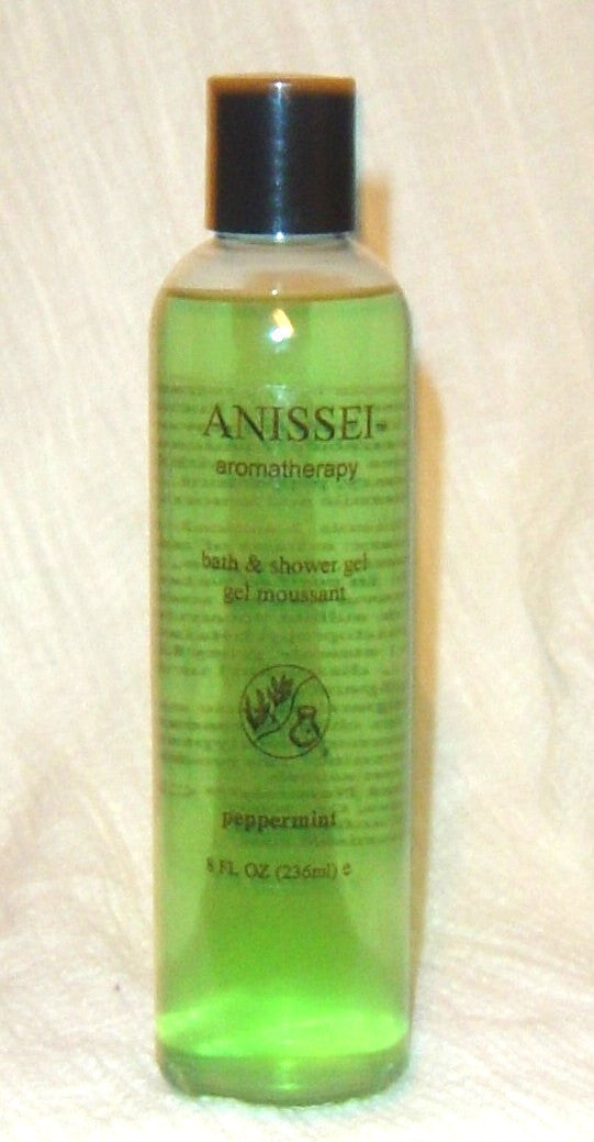 ANISSEI NATURALS AROMATHERAPY PEPPERMINT BATH & SHOWER GEL 8oz Abby Essie