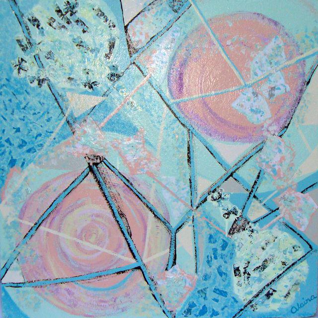 Feminine Constellation Painting Collage by Suga Lane