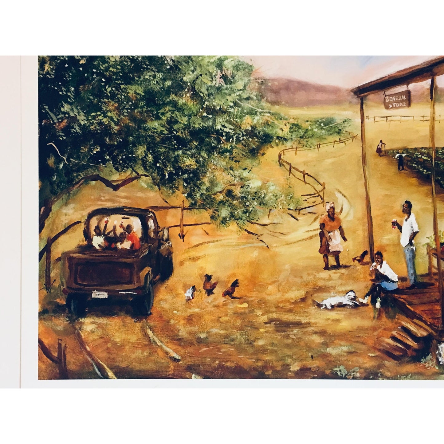 T Ellis “Patterson General Store” Pepsi Theme Poster Print for the 1998 Black Heritage Art Expo