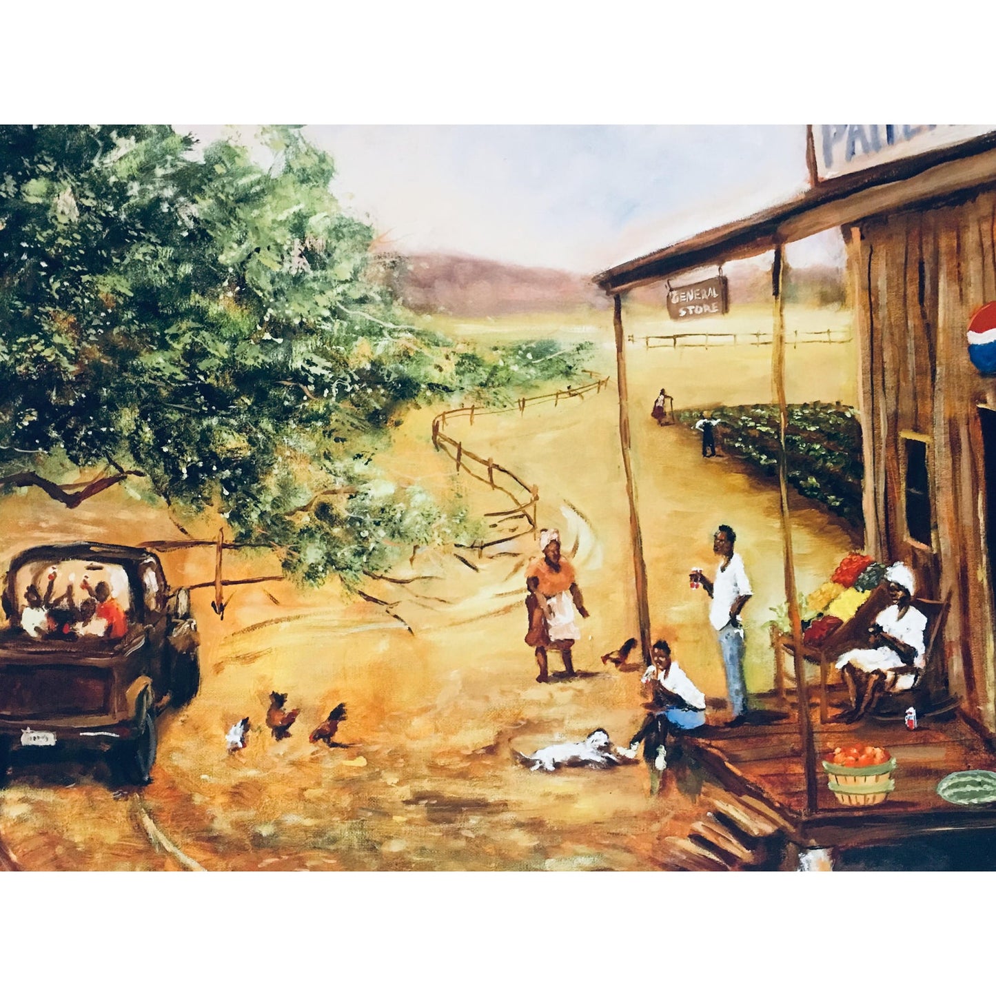T Ellis “Patterson General Store” Pepsi Theme Poster Print for the 1998 Black Heritage Art Expo