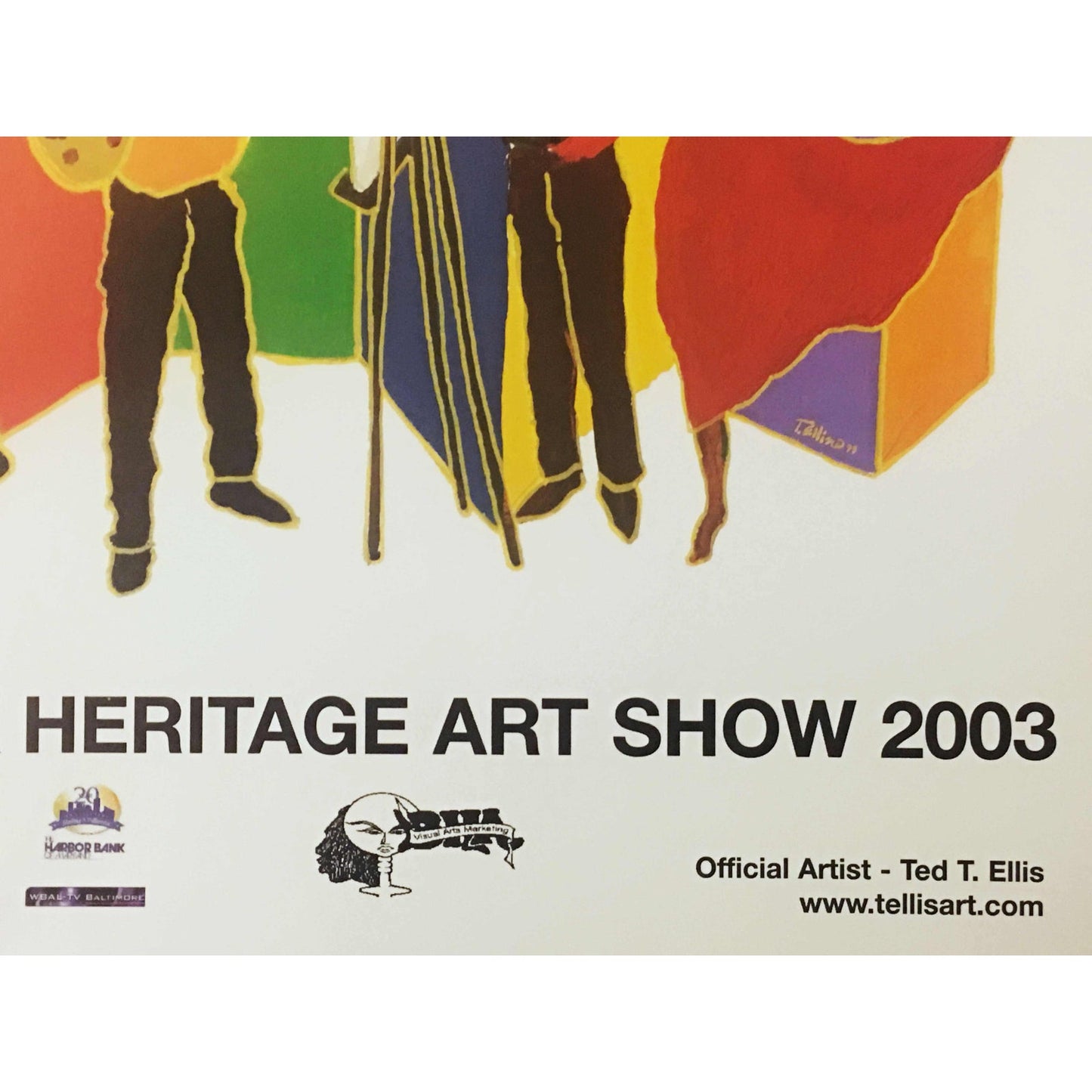 Ted T. Ellis 2003 Black Heritage Art Show 8th Annual Poster Print