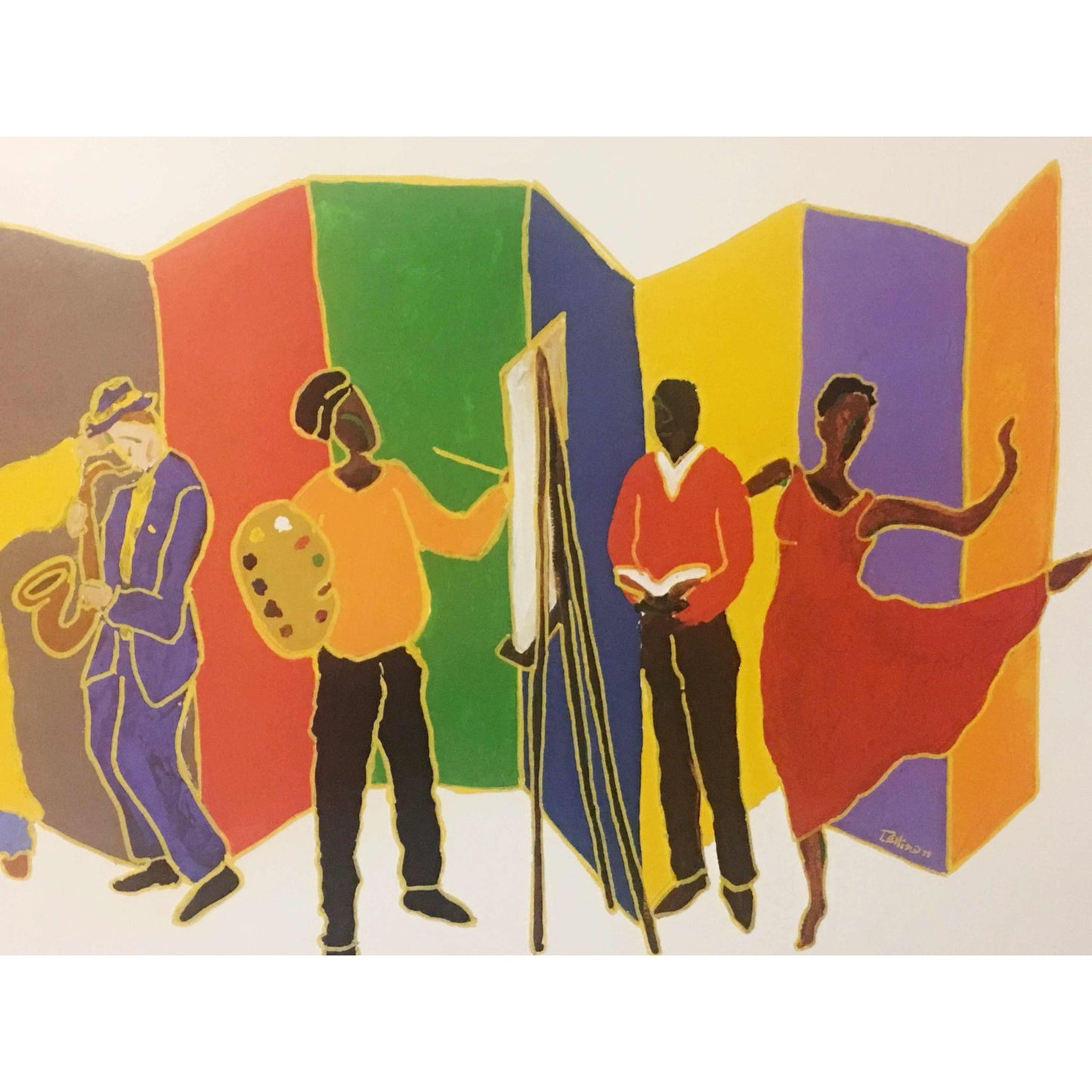 Ted T. Ellis 2003 Black Heritage Art Show 8th Annual Poster Print